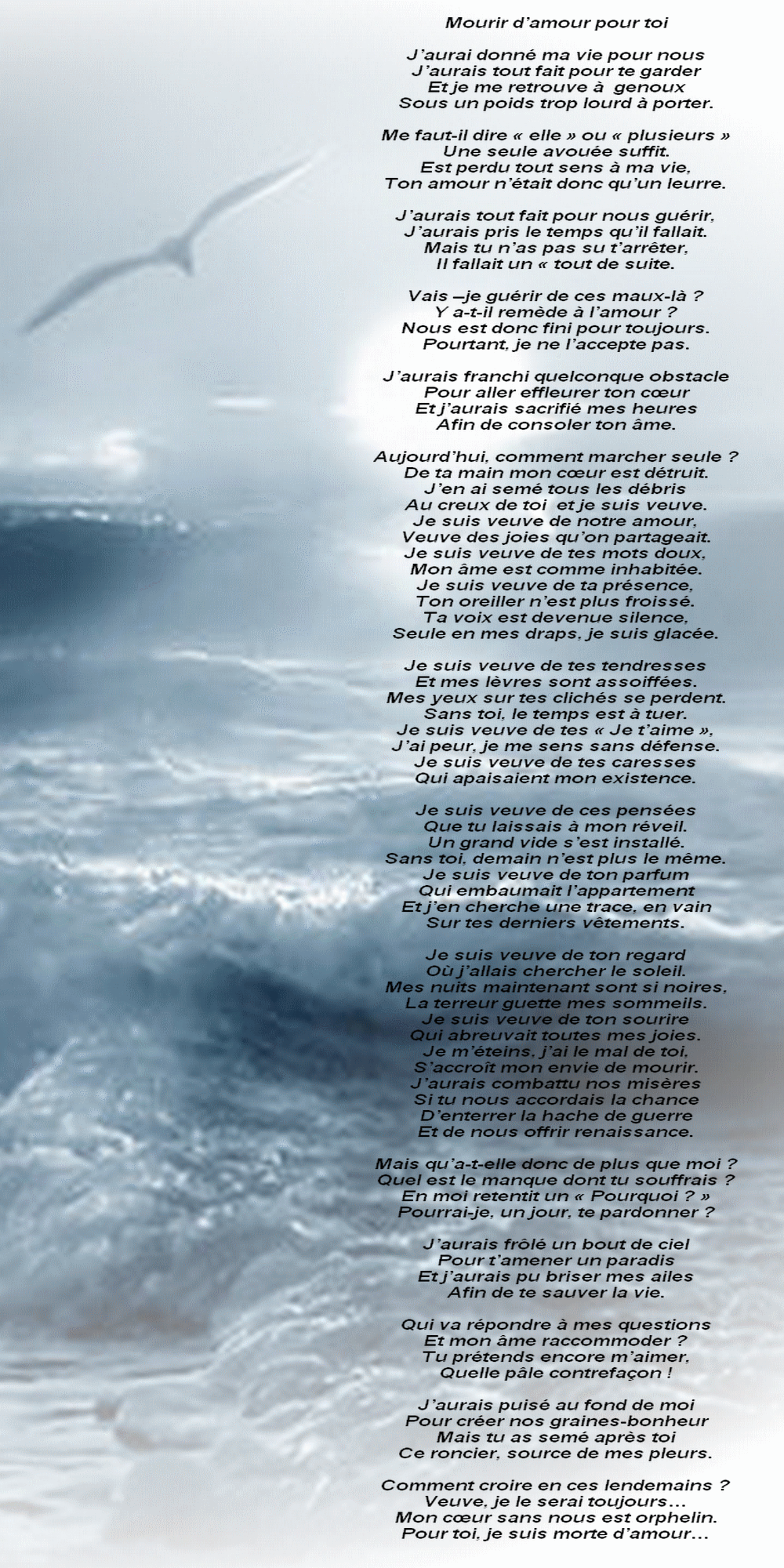 Poeme Amerindien Sur La Mort A Ceux Que J'aime